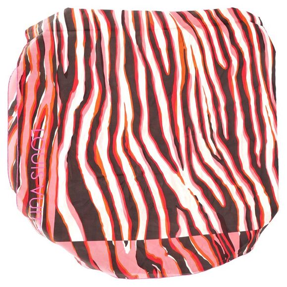 Louis Vuitton Zebra Print Scarf in Multicolor Silk - Picture 2 of 6